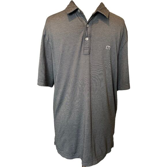 TRAVIS MATHEW Mens M Embroidered Polo Shirt - Picture 1 of 6